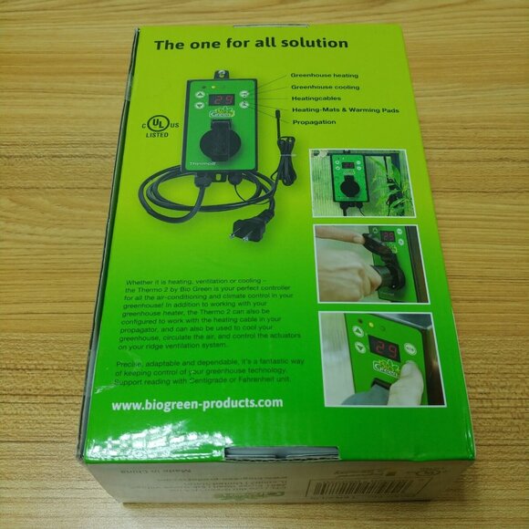 NEW Bio Green Thermo 2 Digital Greenhouse Thermostat Controller Winter/summer - Picture 2 of 2